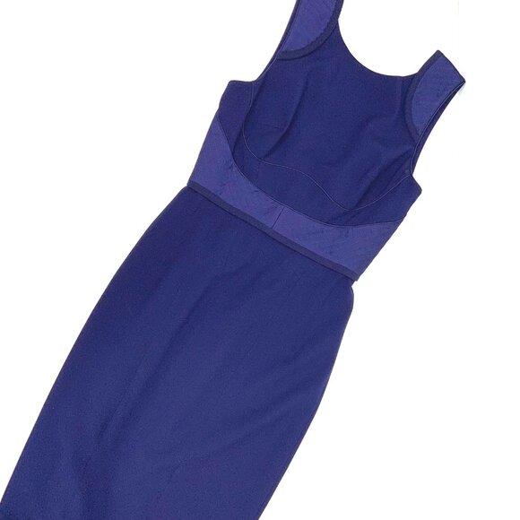 New Reiss Theodora Purple Sheath Pencil Dress Size 4 - Picture 12 of 16